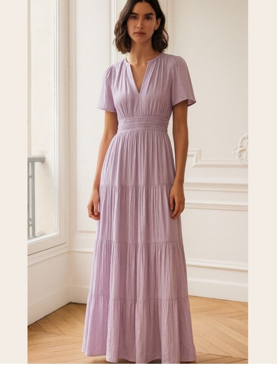 Joie Dresses & Skirts - Joie Lavender Pleated Maxi Dress | Romantic Wedding Guest Dress | Size Small